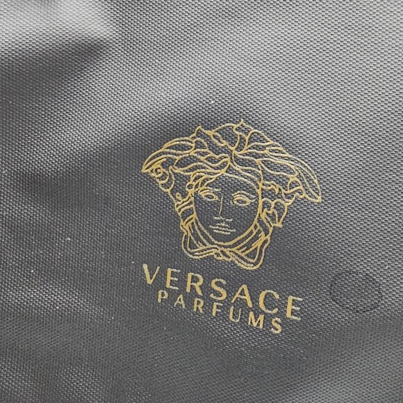 Versace Parfums Black Backpack – Gold Medusa Emblem main image 6